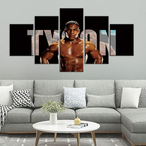 Tableau boxe 5 pièce King Mike Tyson