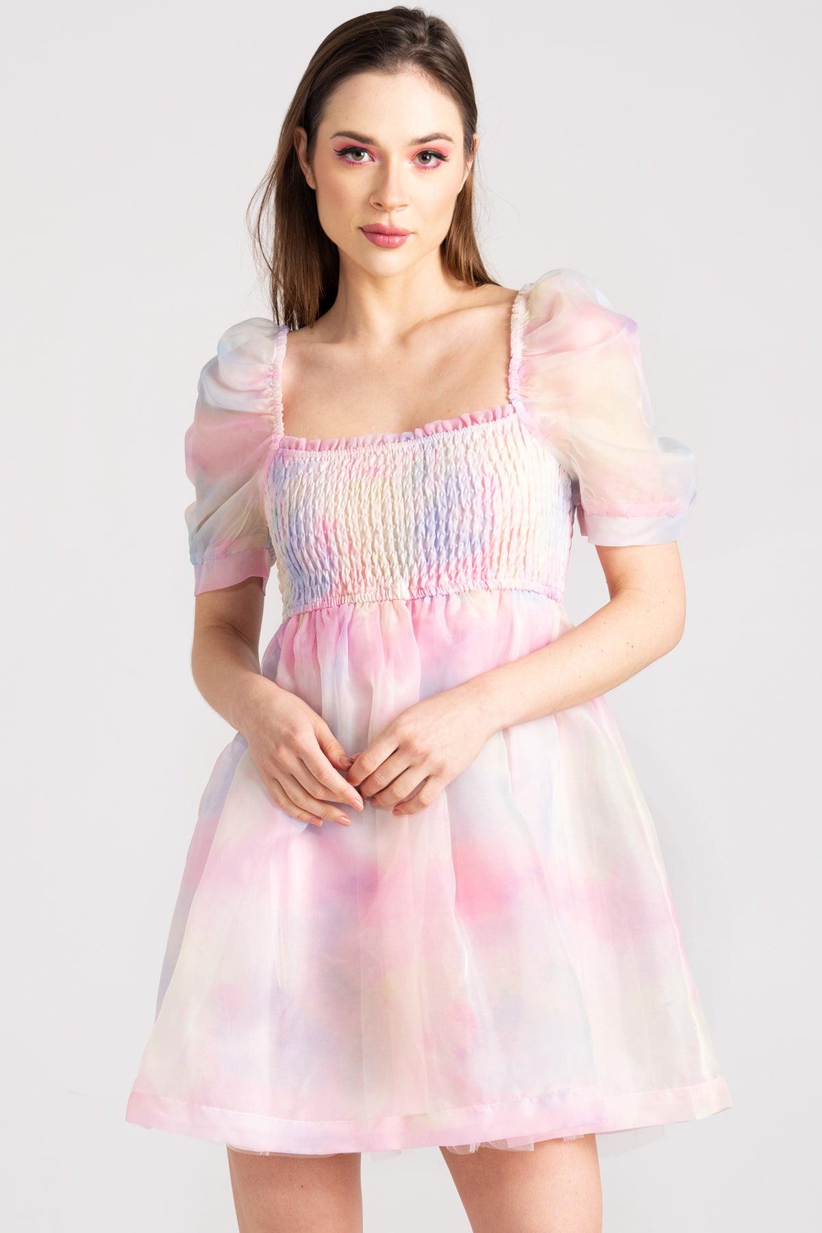 Pastel Rainbow Babydoll Dress | Amara's Enchanted Forest