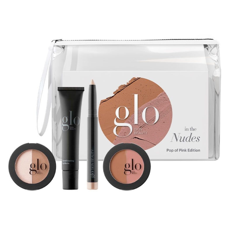 GLO Beauty - In The Nudes Pop of Pink Kit – Glow Day Spa Inc.
