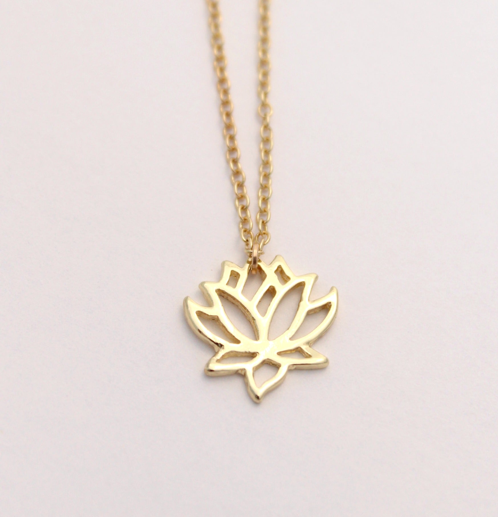 Lotus Flower Necklace | Lotus Jewelry – Sweet Lemon Boutique