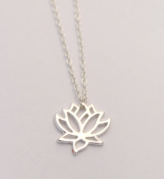 Lotus Flower Necklace | Lotus Jewelry – Sweet Lemon Boutique