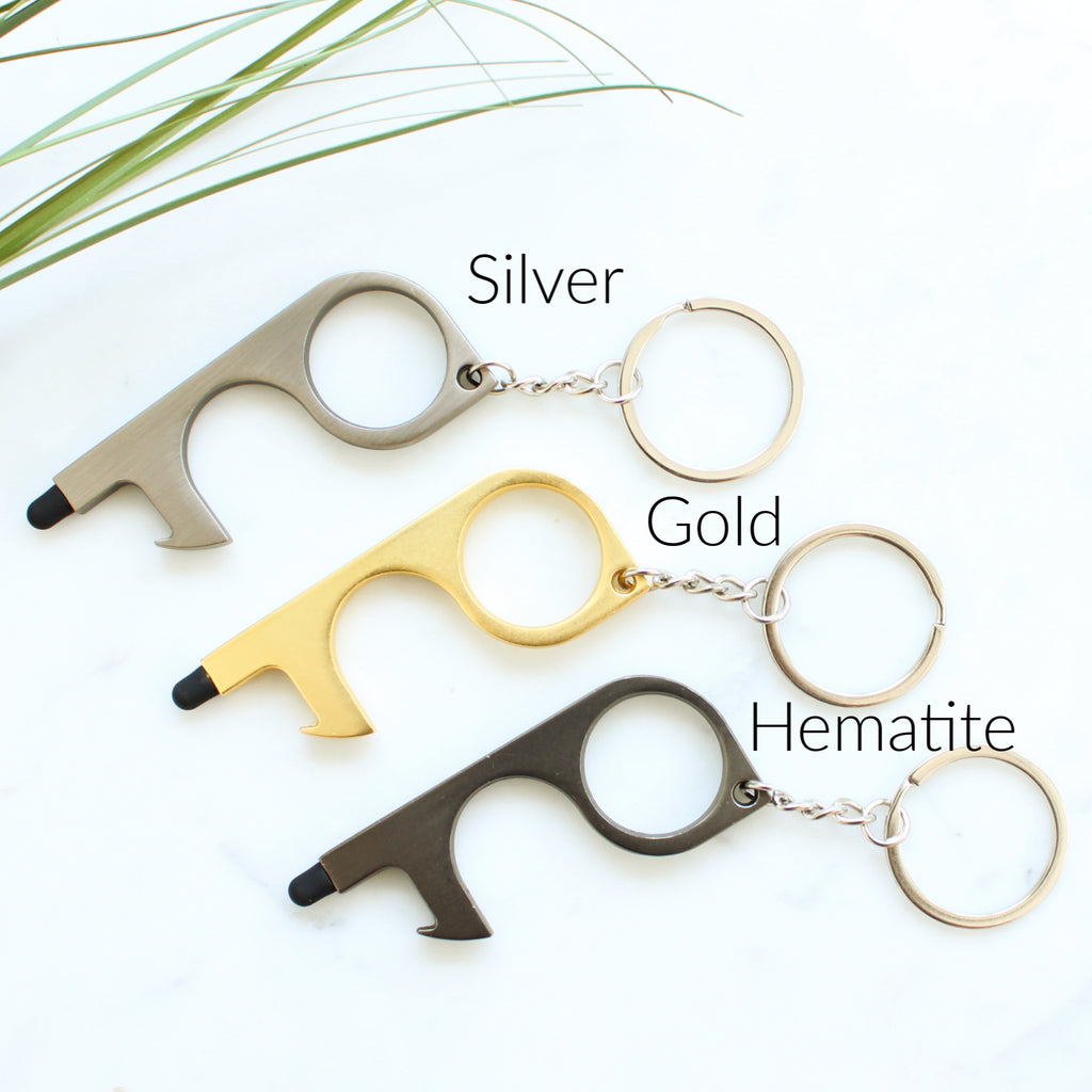 Touch Free Stylus And Door Opener Keychain Sweet Lemon Boutique