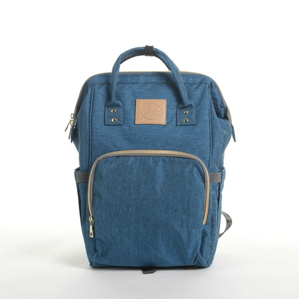 teal blue backpack