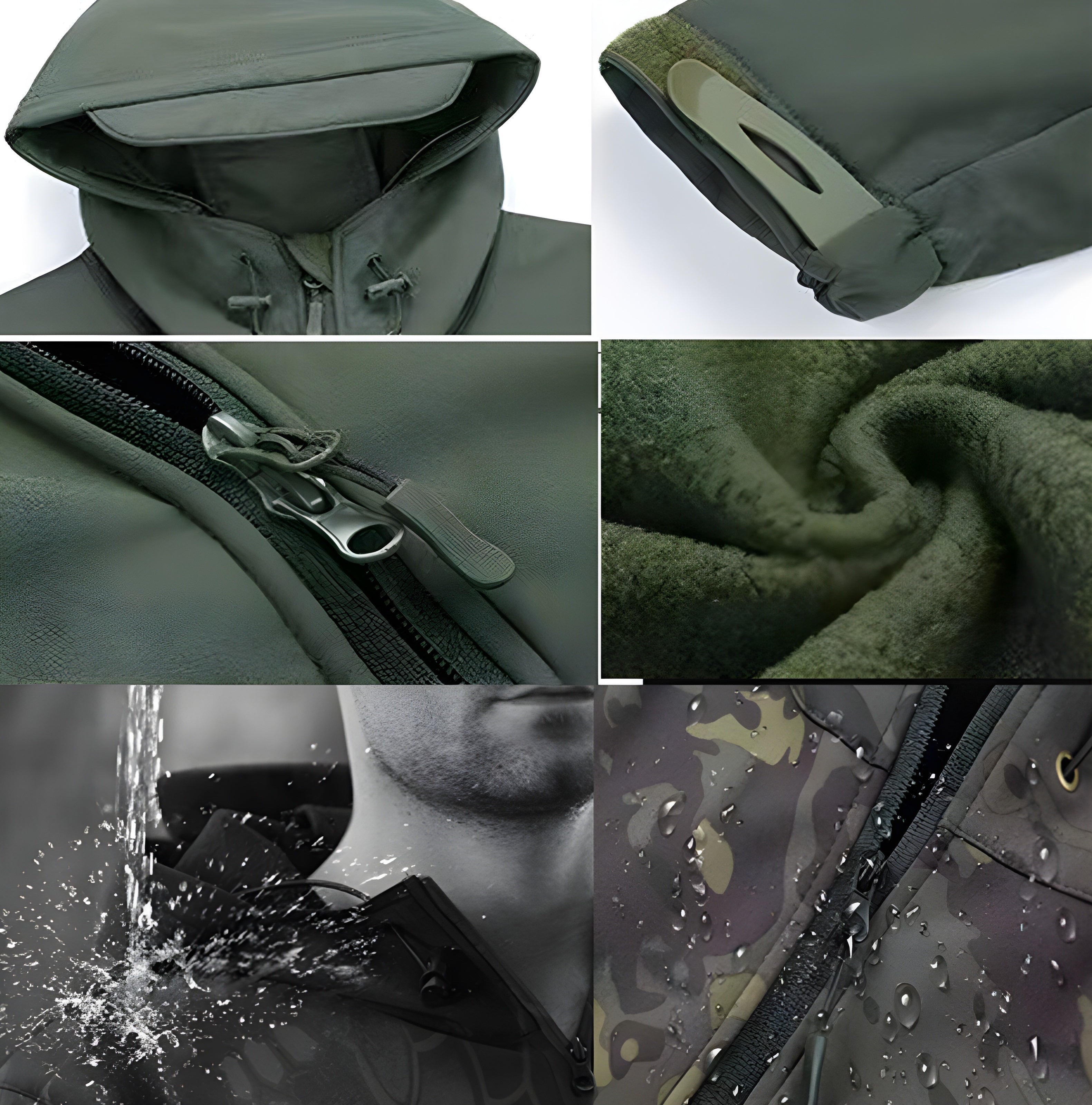 Conjunto Jaqueta e Calça Militar Tática Impermeável - Alta Qualidade e Resistência