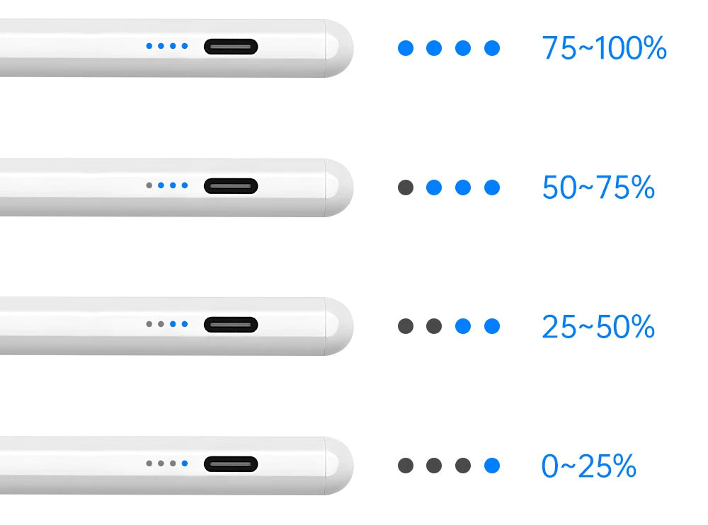 Caneta Stylus Universal para Tablet e Smartphone - Compatível com iPad, Apple Pencil, Huawei, Lenovo, Samsung, Xiaomi