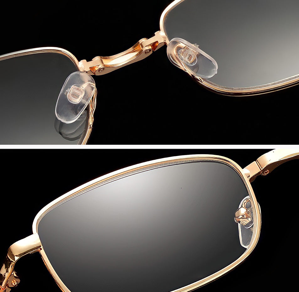 Óculos Dobrável de Leitura: SlimGlas Dourado