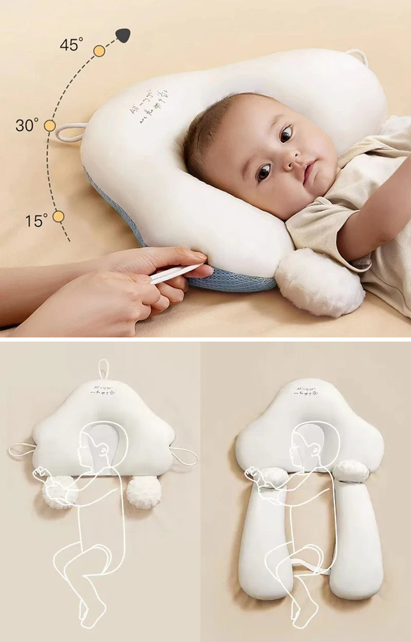 Aconcheguinho - Travesseiro Anatômico Premium e Antialérgico para Bebês