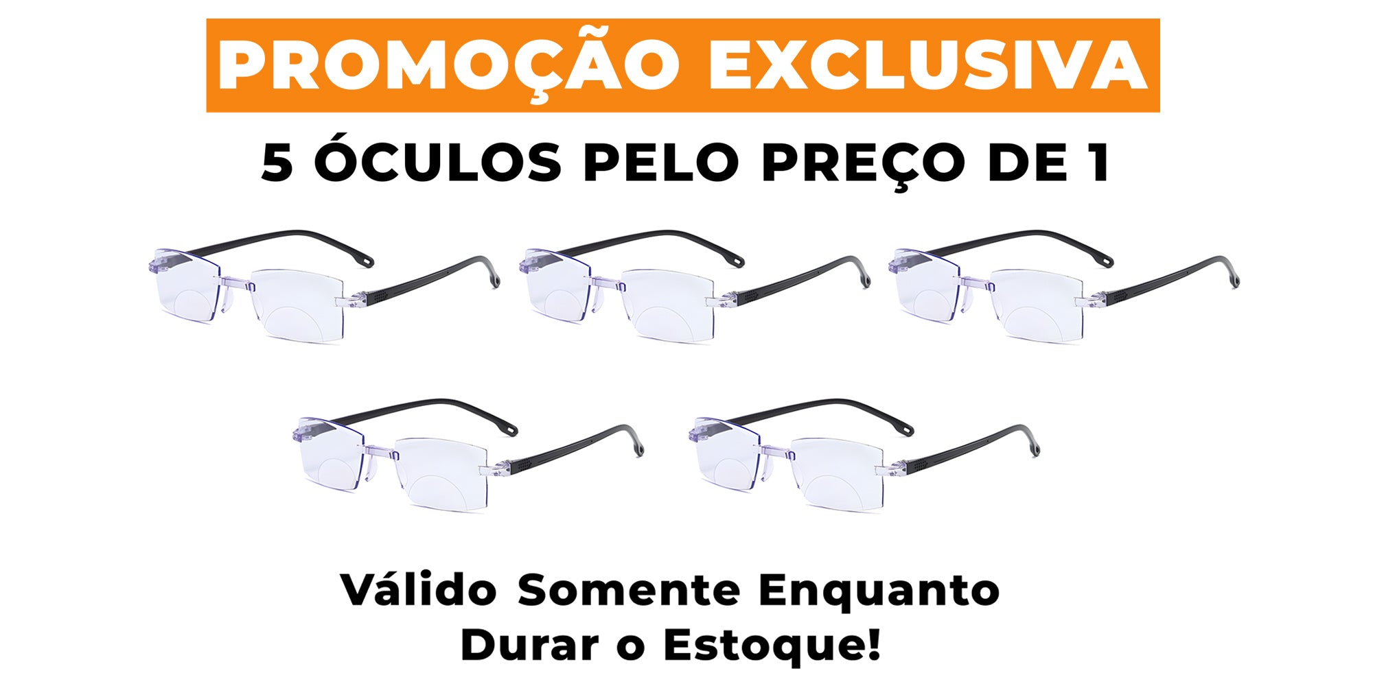 Óculos Titânio Safira Inteligente TR90 - Compre 1 LEVE 5