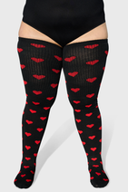 Thunda Tūbbies - Sweetheart - Black & Red Hearts Nav Image 1