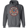 Apparel Pullover Hoodie / Dark Heather / M Patriotism is for a lifetime - front print