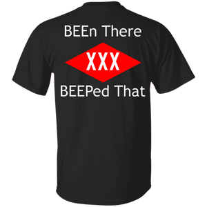 Apparel T-Shirt / Black / M Seabee - Been there beeped that NMCB  back print