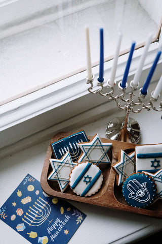 Hanukkah Geschenke menora