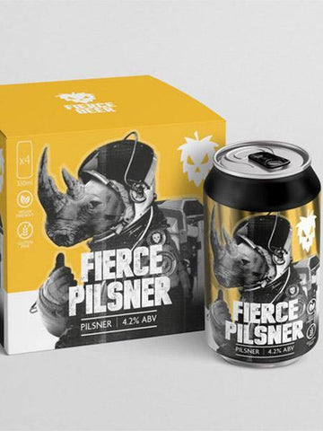 Fierce Beer - Fierce Pilsner (4 Pack) - The Craft Bar