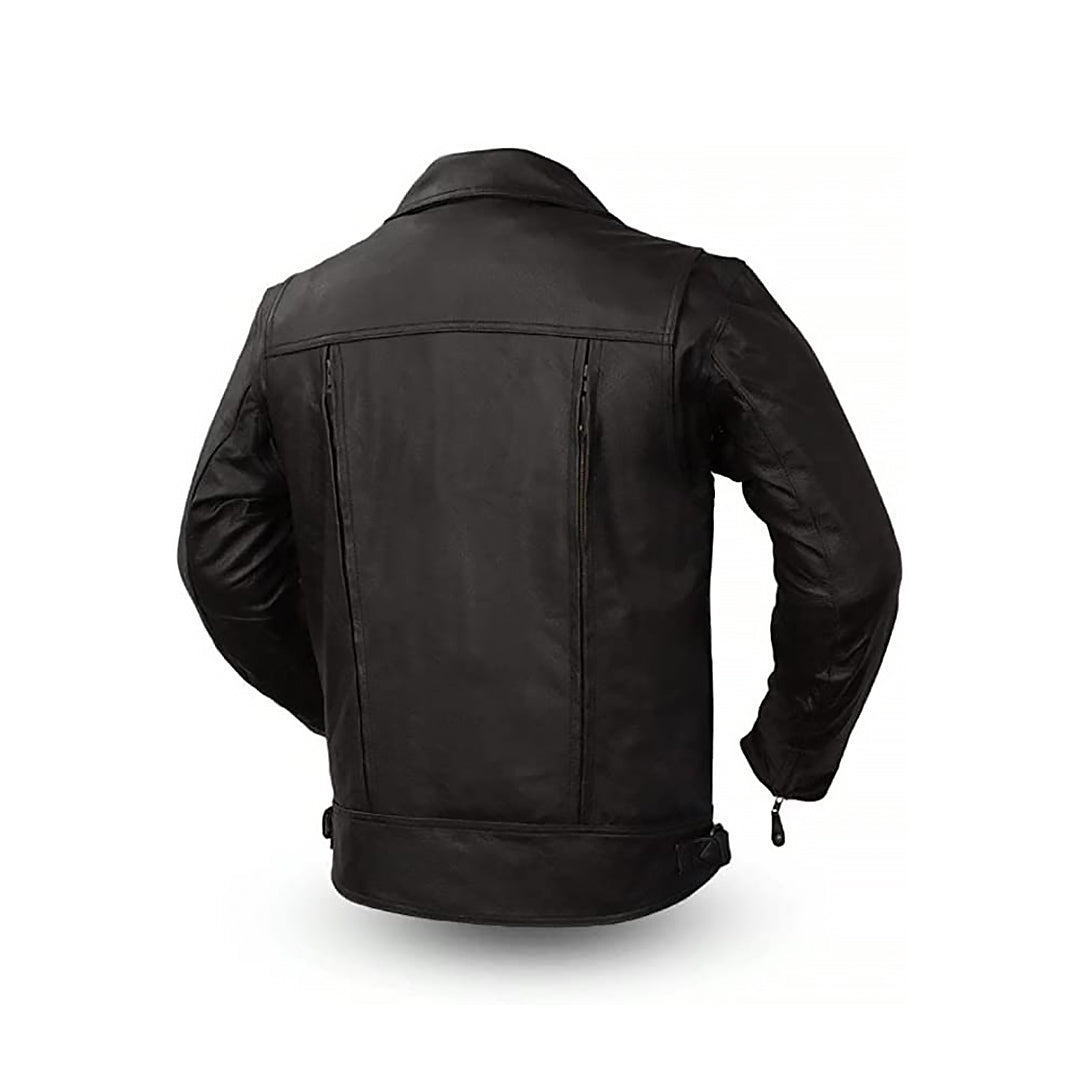 Guerrilla Faux Leather Hood Jacket | Markhor Wear