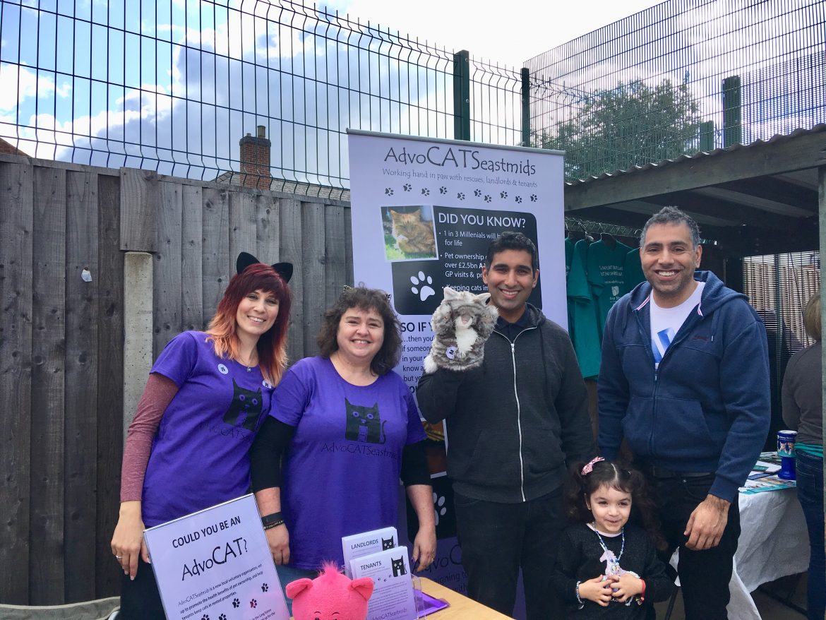AdvoCats at the RSPCA open day in Derby and meeting the Siddiqui brothers of Gogglebox fame