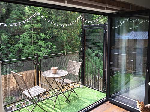 Catio on a Cat Balcony