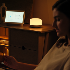 Yeelight Smart Bedside Lamp D2 in room