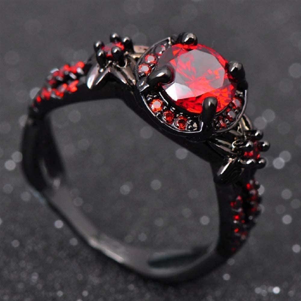 Кольцо «Ruby Gothic Ring