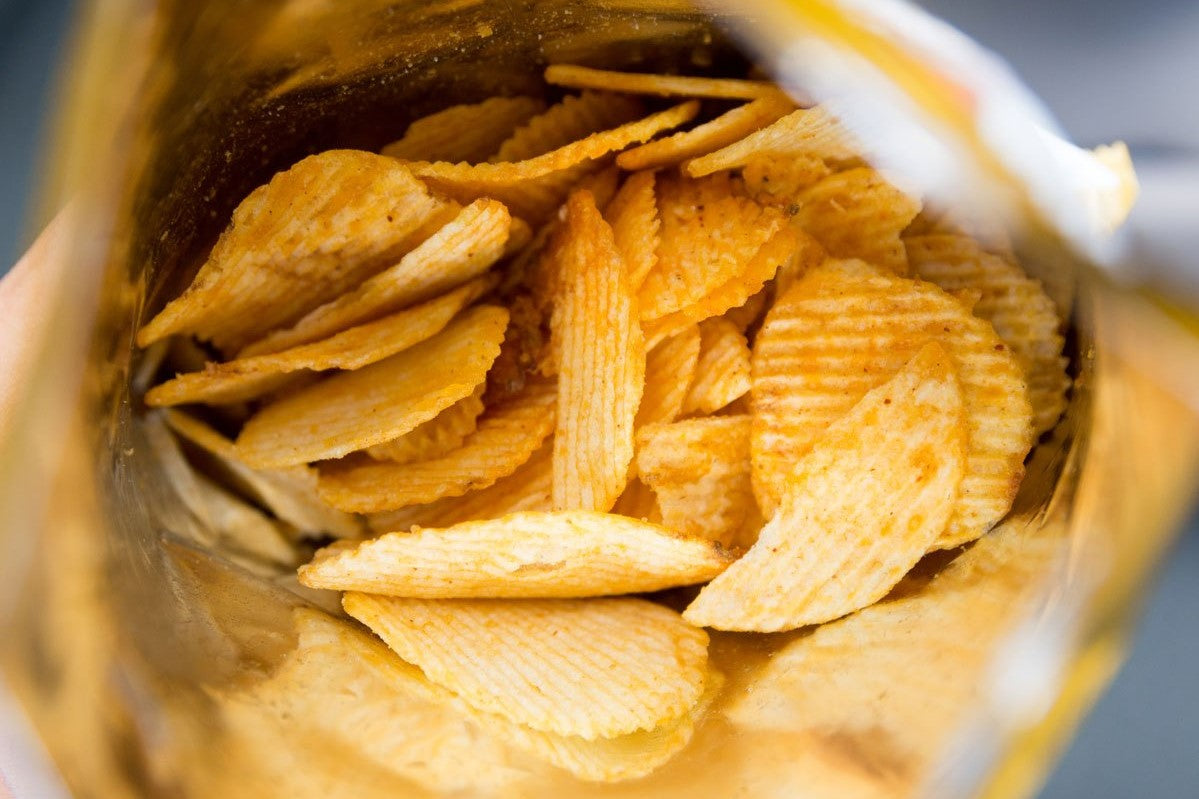 High sodium potato chips