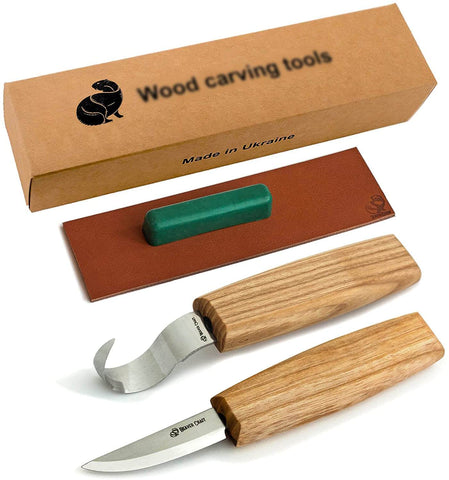 BeaverCraft S01 Spoon Carving Set -  Essential Wood Carving Tools