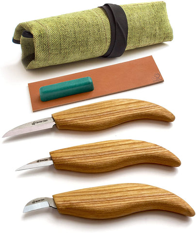 Flexcut Deluxe Palm & Knife Carving Set ~ KN700