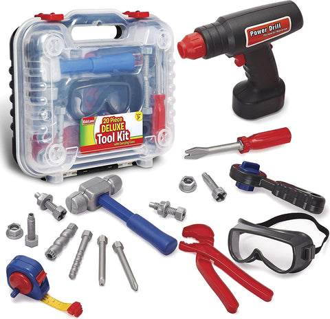 Kidzlane 20-Piece Durable Kids Tool Set