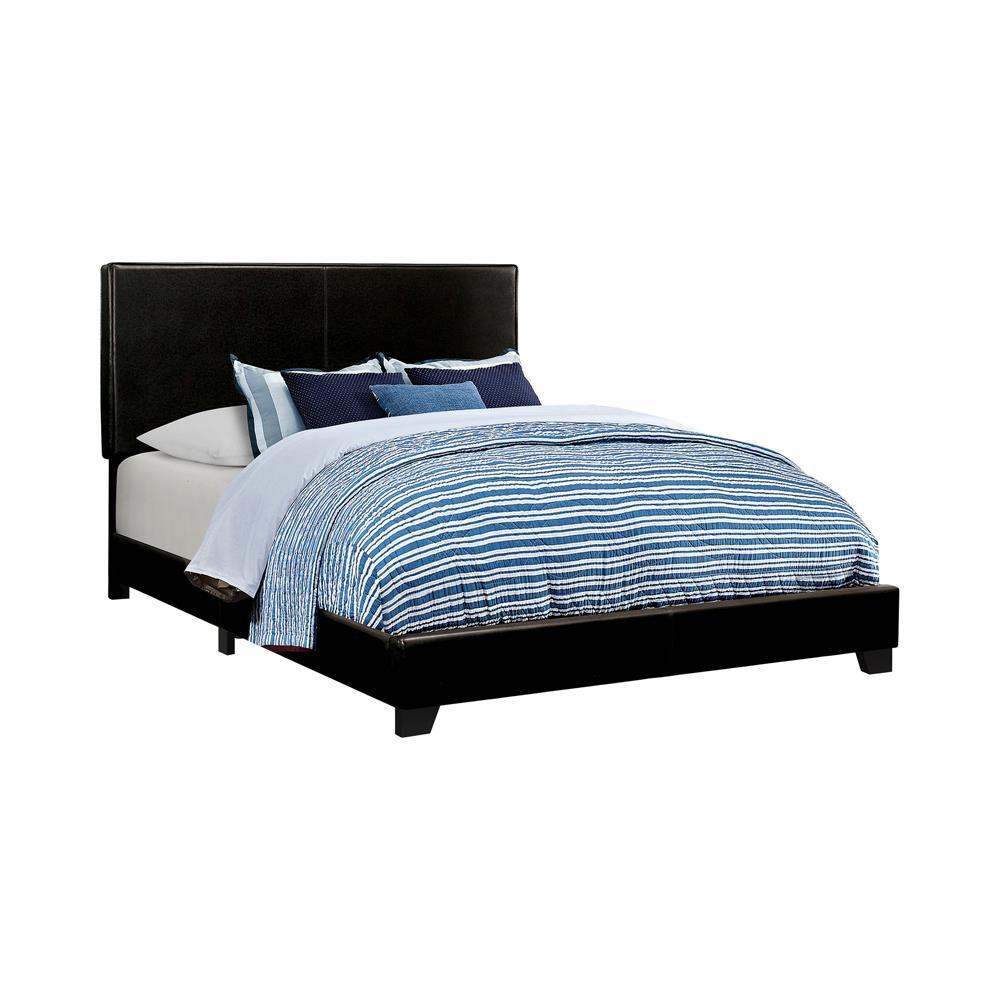 Dorian Upholstered Bed - Black - Dorian Upholstered California King Bed Black