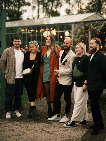 Revellers at the Harvest Party at the Secret Garden Distillery