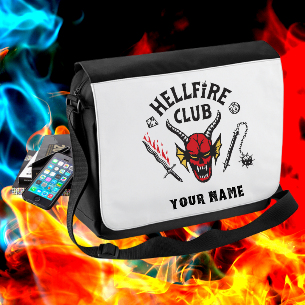Personalised Hellfire Club Messenger Bag