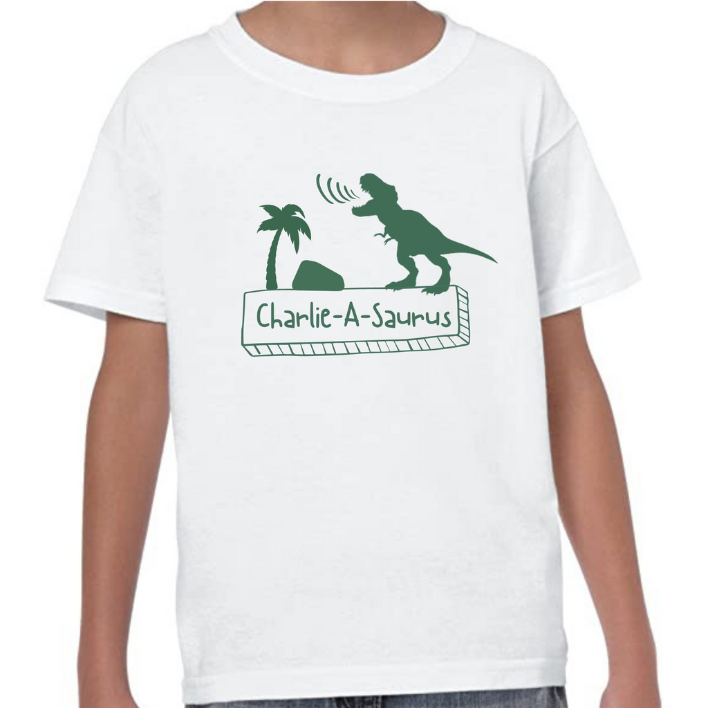 Personalised Dinosaur T-shirt