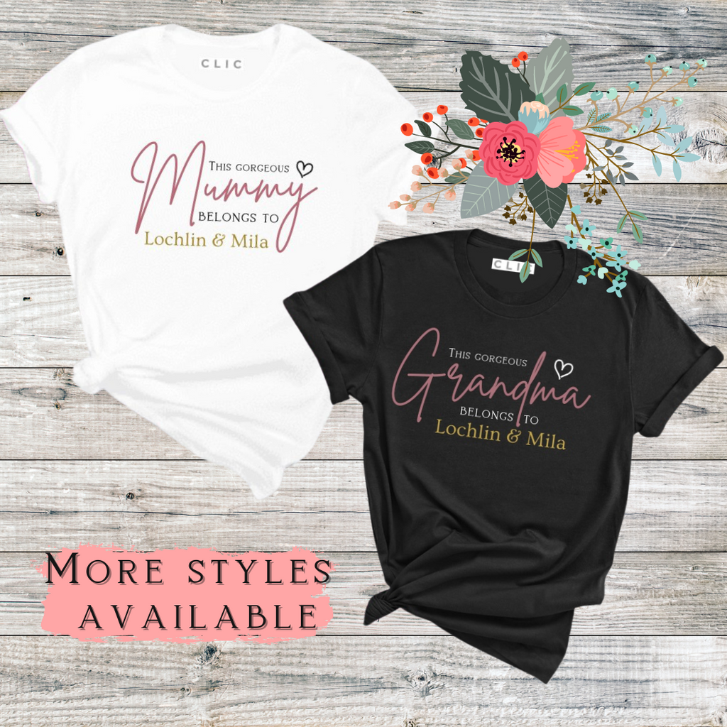 Ladies Personalised Gorgeous T-Shirt