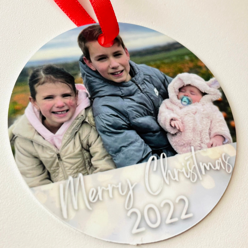 Personalised Christmas Photo Decoration