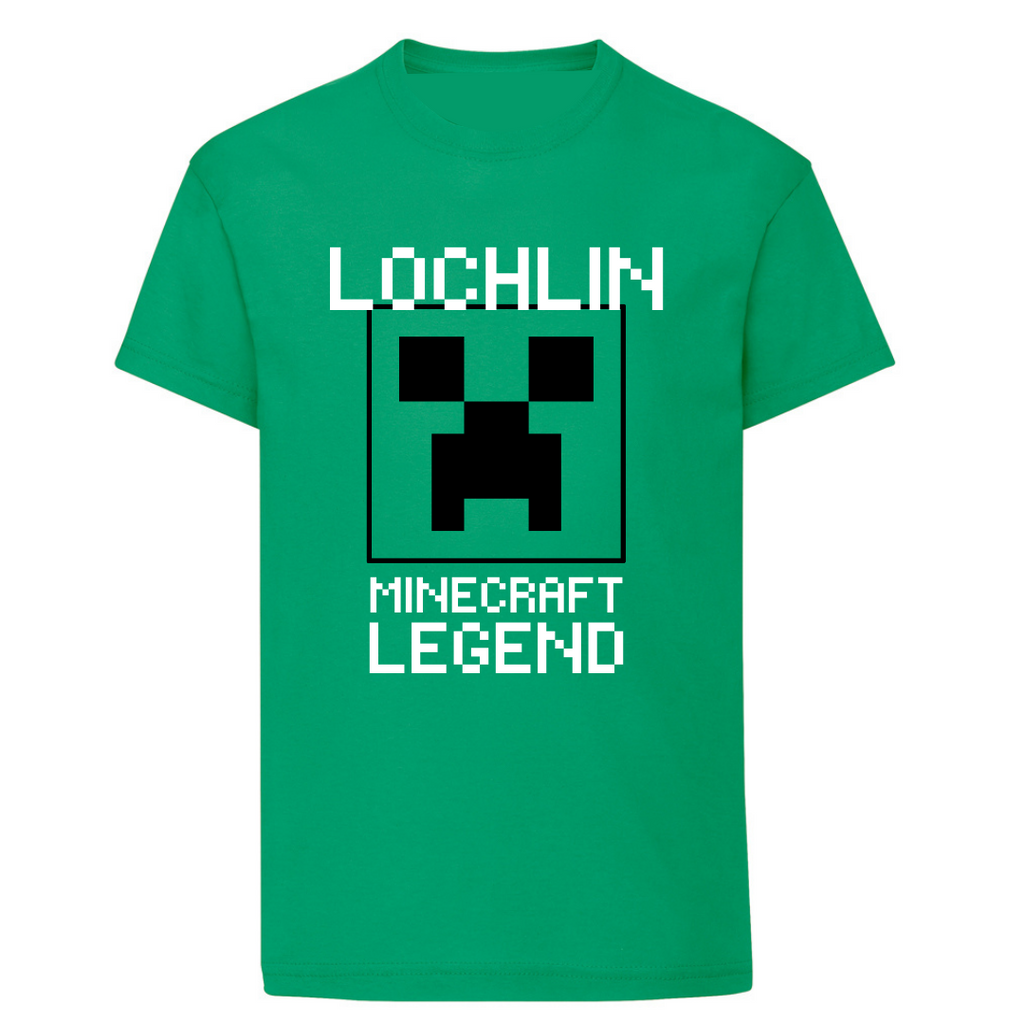 Personalised Minecraft Legend T-shirt