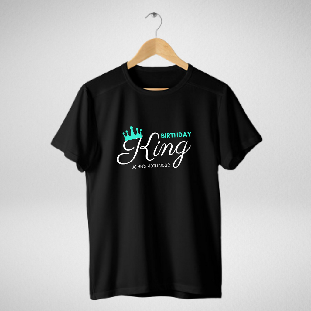 Personalised Birthday King T-shirt