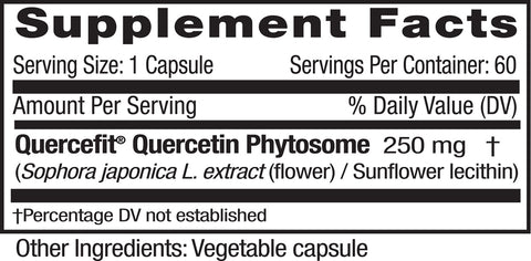 Emerald Labs Quercetin Phytosome Supp Facts