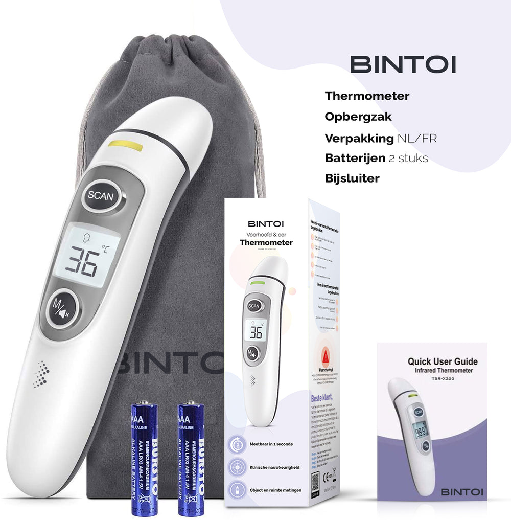 BINTOI X200 - Digitale Oorthermometer | Koortsthermometer