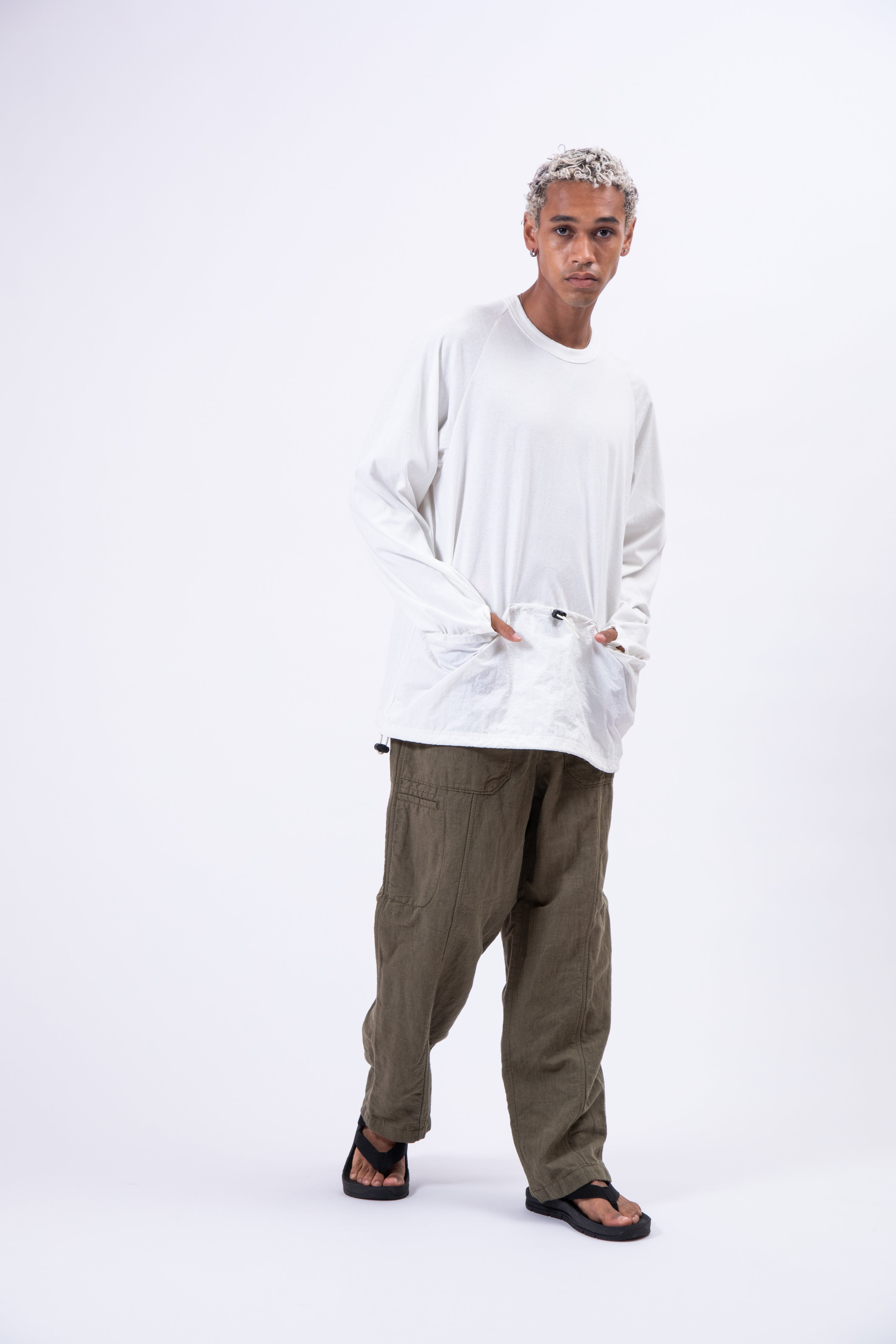 60％OFF】 EASY WAORK PANTS Beige Long agapeeurope.org