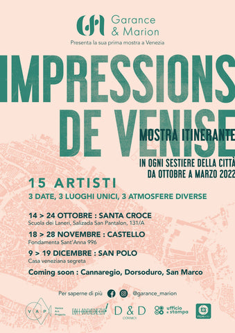 Impressions de Venise, traveling exhibition in Venice