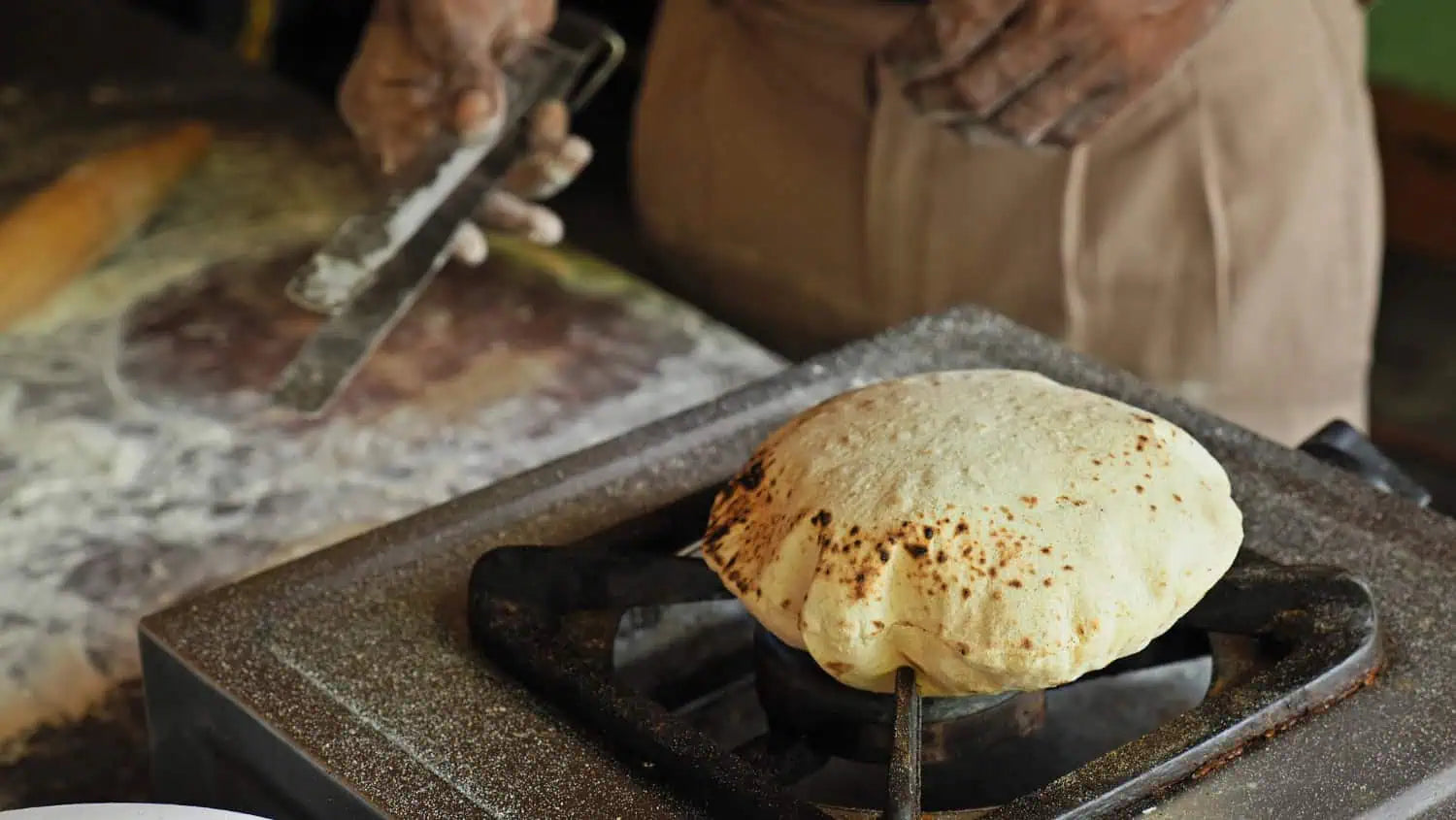 Puffing the Roti