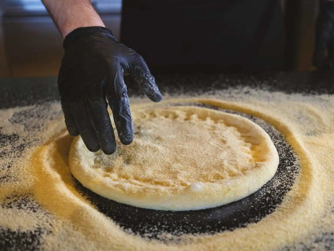 Homemade pizza dough