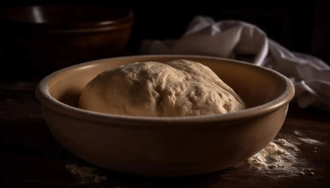 Dough in a bowl