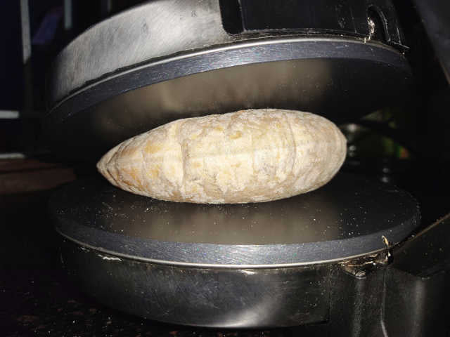 roti cooked from both the sides