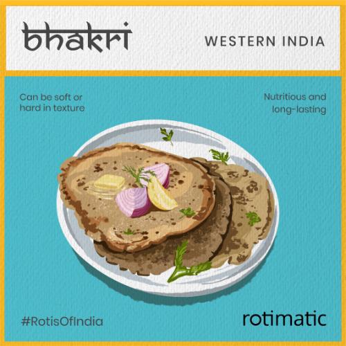 Infographic showing Bhakri