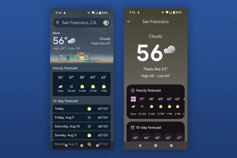 تطبيق الطقس الجديد في Pixel 9 | تجربة مشابهة لـ Dark Sky على Android | جربه الآن