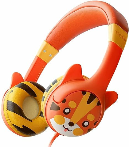 سماعات رأس للأطفال من Kidrox Tiger-Ear للاطفال