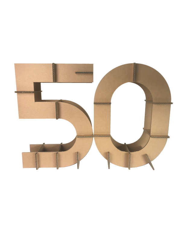 klap acuut inrichting Kartonnen 50 — Karton Design