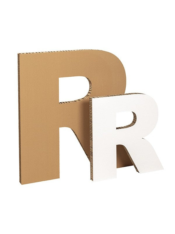 bekennen Omzet metaal Kartonnen letters ARIAL — Karton Design
