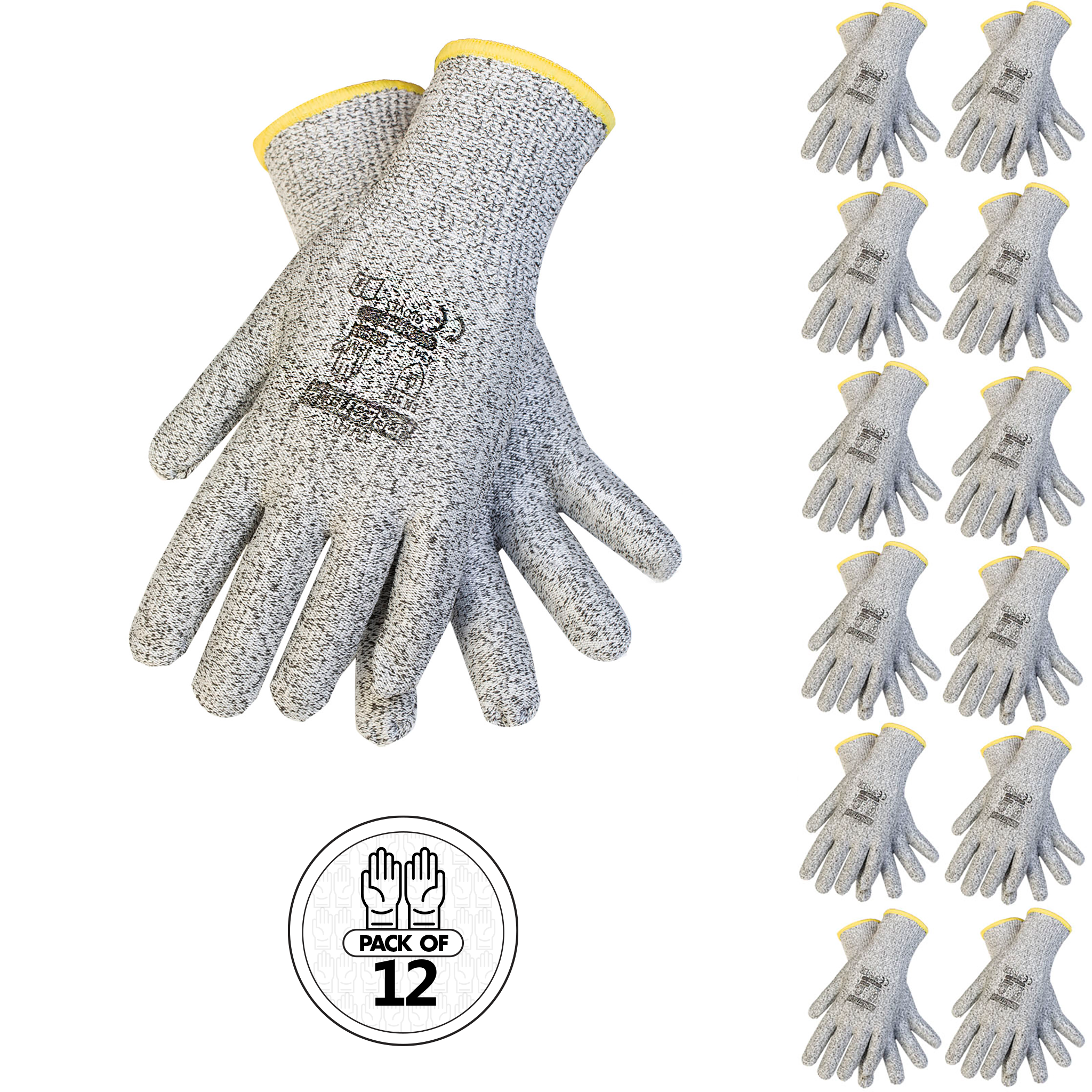 Safety Work Gloves with Anti-Slip Silicone Dotted Palms - PinkFit Coll –  Technopack Corporation