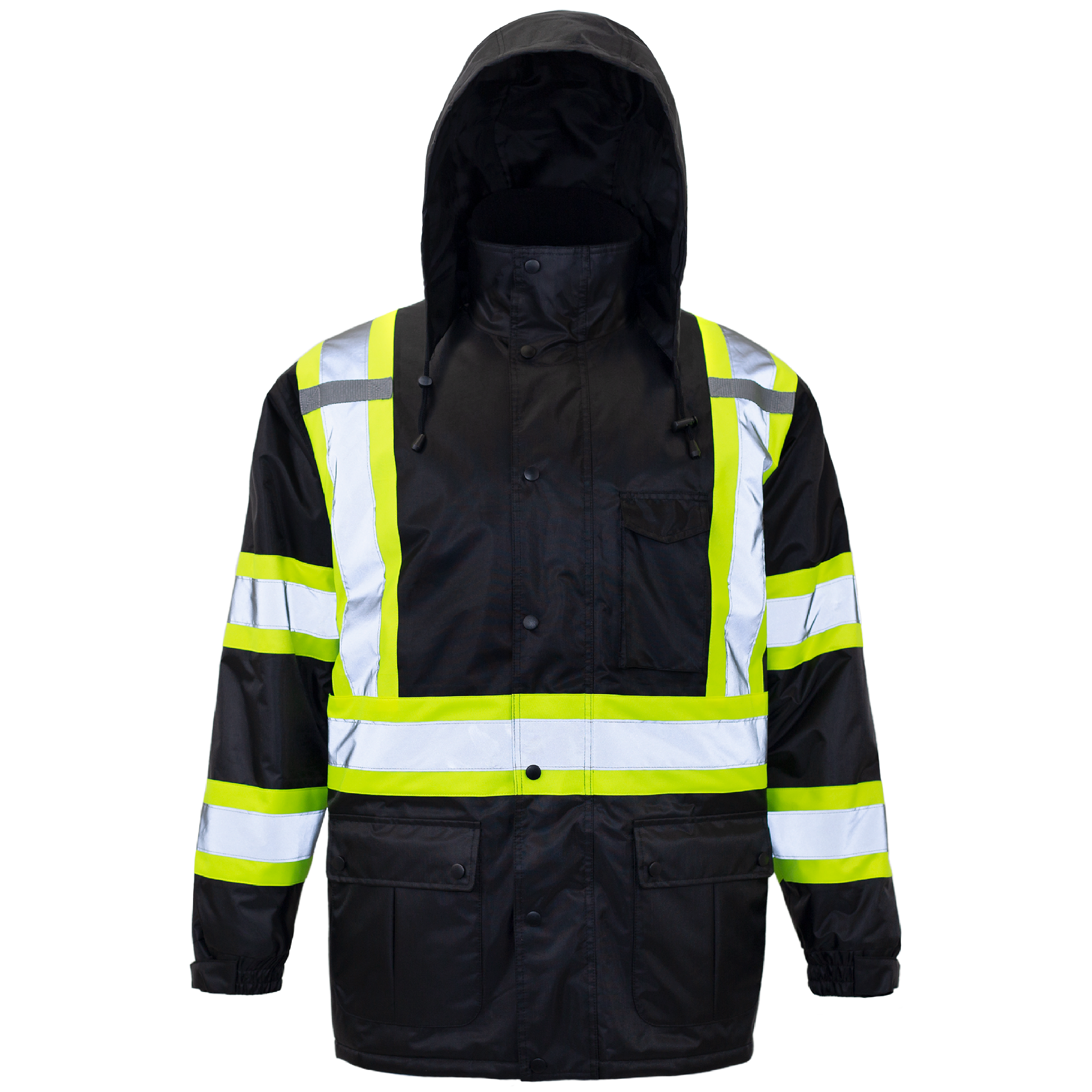 High-Visibility ANSI Safety Jacket Two-Toned Technopack Safety  PPE –  Technopack Corporation