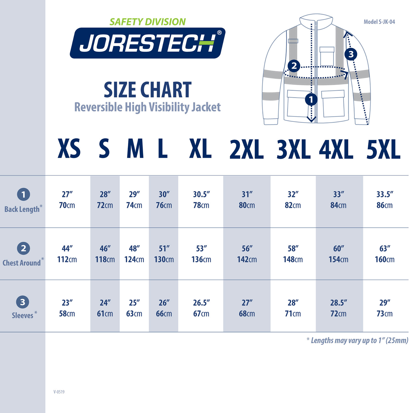 4-in-1 Reversible Safety Jacket & Vest with ANSI Reflective Strips